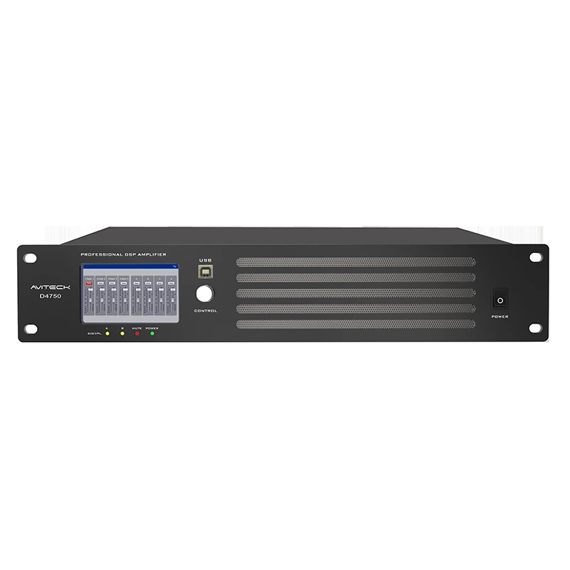 4CH 750W Dante DSP Amplifier
