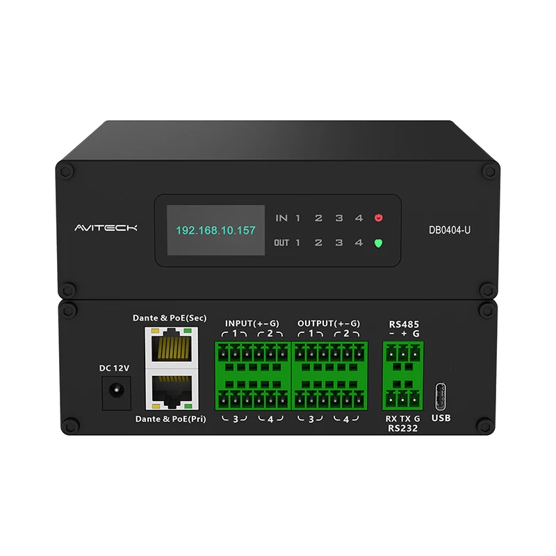 4Channel Dante DSP With USB