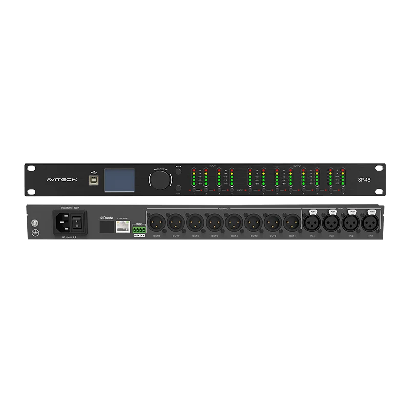 4in 8out Speaker Management Processor