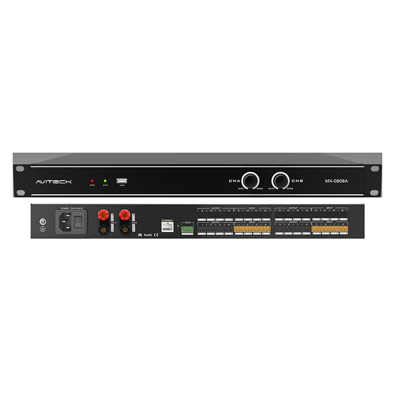 8CH DSP With 2x150W Amplifier